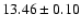 $13.46 \pm 0.10$