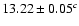 $13.22 \pm 0.05^c$