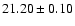 $21.20 \pm 0.10$