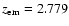 $z_{\rm em} = 2.779$