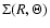 $\Sigma(R, \Theta)$