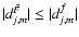 $\vert d_{j,m}^{\tilde F}\vert\le
\vert d_{j,m}^ f\vert$