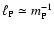 $\ell_{\rm P} \simeq m_{\rm P}^{-1}$