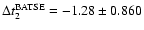 $\Delta t_2^{{\rm BATSE}}=-1.28 \pm 0.860$