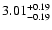 $\rm 3.01_{-0.19}^{+0.19}$