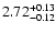 $\rm 2.72_{-0.12}^{+0.13}$