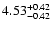 $\rm 4.53_{-0.42}^{+0.42}$