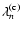 $\lambda_n^{{\rm (c)}}$