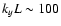 $k_y L \sim 100$