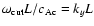 $\omega_{{\rm cut}} L/c_{{\rm Ac}} = k_y L$