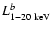 $L_{\rm 1-20~keV}^{b}$