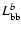 $L_{\rm bb}^{b}$