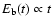 $E_{\rm b}(t)\propto t$