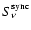$S^{\rm sync}_\nu$