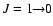 $J=1\!\!\rightarrow\!\!0$