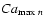 $Ca_{{\rm max}\: n}$