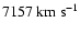 $7157~\rm km~s^{-1}$