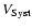 $V_{\rm Syst}$
