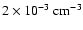 $2\times 10^{-3}~\rm cm^{-3}$
