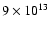 $9\times10^{13}$
