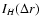 $I_H(\Delta r)$