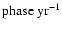 $\mbox{phase yr}^{-1}$
