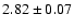 $2.82 \pm 0.07$