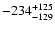 $\rm -234^{+125}_{-129}$