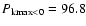 $P_{\rm kmax<0}=96.8$