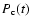 $P_{\rm c}(t)$
