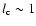 $l_{\rm c}\sim 1$