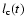 $l_{\rm c}(t)$