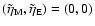 $(\tilde\eta_{\rm M},
\tilde\eta_{\rm E})=(0,0)$