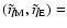 $(\tilde\eta_{\rm M}, \tilde\eta_{\rm E})=$