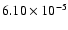 $6.10\times10^{-5}$