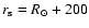 $r_{\rm s} = R_\odot + 200$