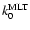 $k_0^{\rm MLT}$