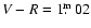 $V-R = 1\hbox{$.\!\!^{\rm m}$ }02$