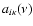 $a_{i \kappa}(\nu)$