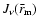 $J_{\nu}(\bar{r}_{\rm m})$