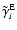 $\tilde{\gamma}_{i}^{\rm E}$