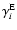 $\gamma_{i}^{\rm E}$