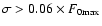 $\sigma>0.06 \times {F_0}_{\rm max}$