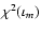 $\chi^2(\iota_m)$