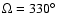 $\Omega =330^\circ $