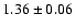 $1.36 \pm 0.06$