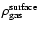 $\rho_{\rm gas}^{\rm surface}$