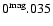 $\rm
0^{mag}.035$