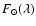 $ F_\odot(\lambda)$