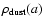 $\rho_{\rm dust}(a)$